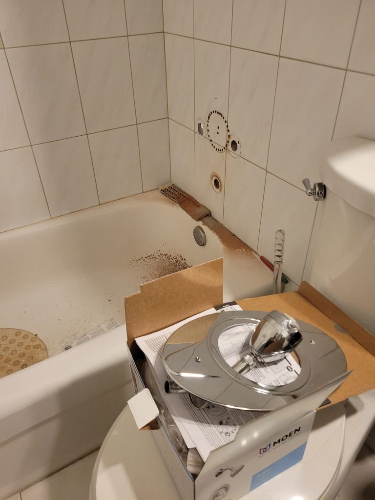 Moen shower faucet replacement regina